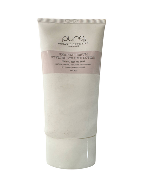Pure Organic Shaping Serum Styling Volume Lotion 150ml